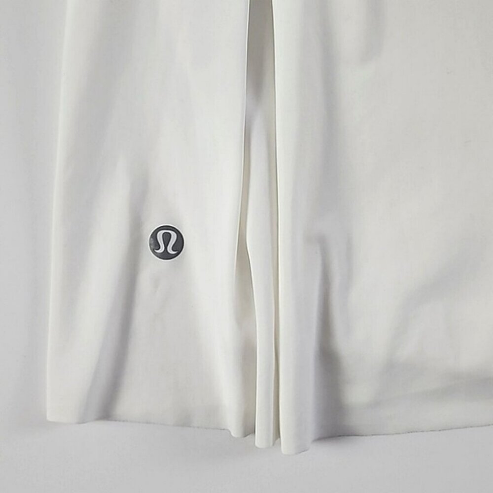 Lululemon Lost In Pace Skort Skirt White Flowy Lightweight Size 10 Regular - Picture 9 of 15